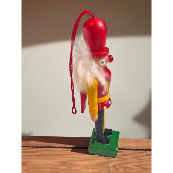 3 Vintage Wooden Nutcracker Solider Christmas Ornaments - Picture 7 of 10